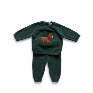 Reindeer Sweater and Pants Set